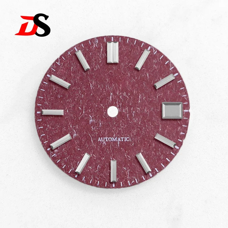 28.5mm Dial Texture Watch Faces No Lume Modified for Nh36 Nh35 Movement