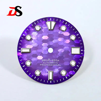 28.5mm Dial Mosaic Mother-of-pearl Dial BGW9 C3 Lume MOD NH35 Movement