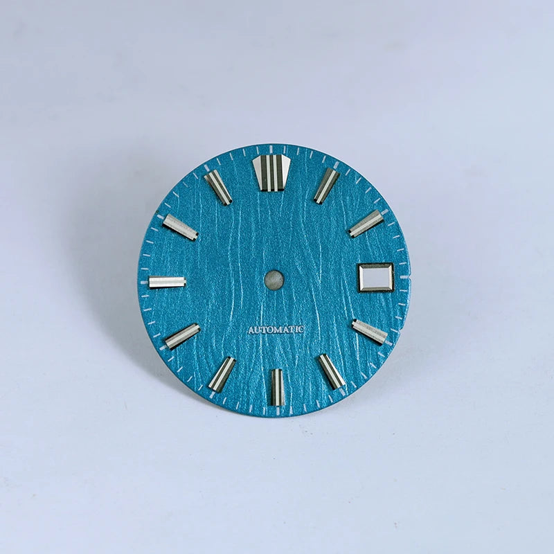 Birch Blue Lume Dial