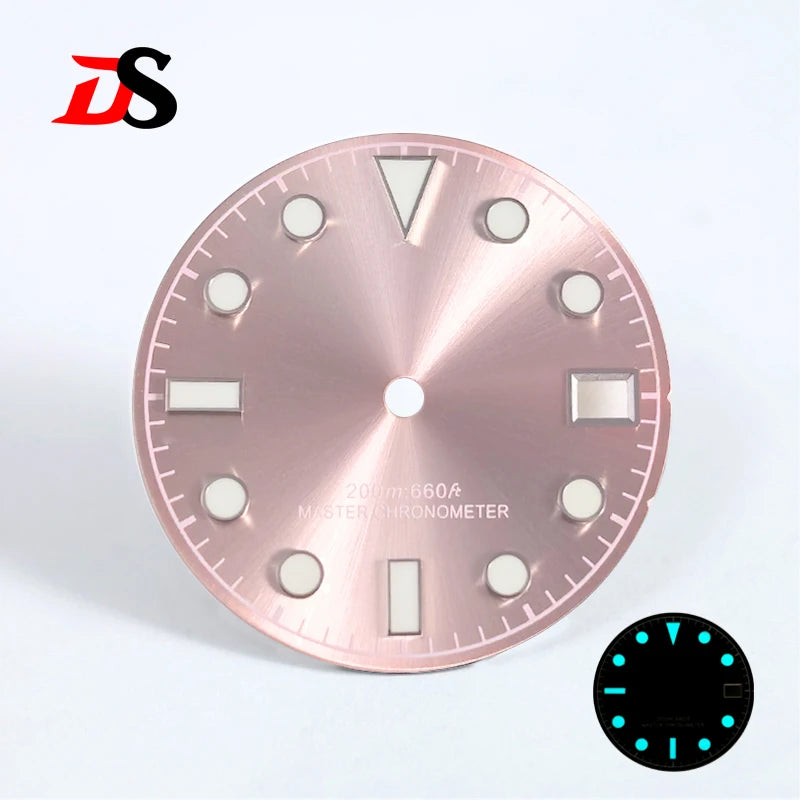 Retro Black 28.5mm Dial Matte Gray Tu-dor NH35 Movement 3 O'clock Date Window NH38