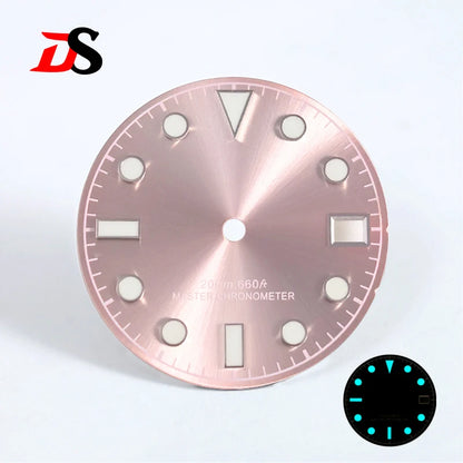 Retro Black 28.5mm Dial Matte Gray Tu-dor NH35 Movement 3 O'clock Date Window NH38