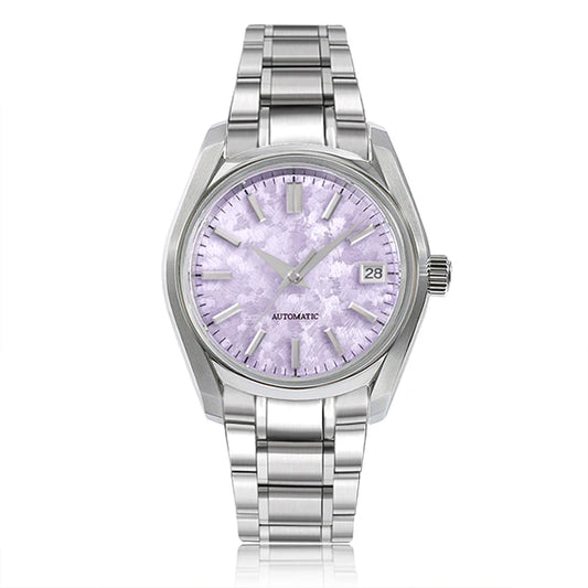 62GS 38mm Xin Zhou Yunhai Sakura Stainless Steel Watch Dome Sapphire Glass AR Coating High-quality Men's Watch NH35 Movement