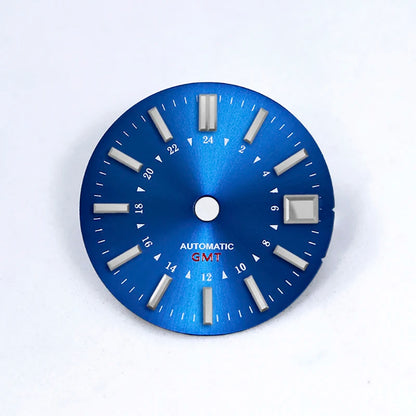 NH34 GMT Bamboo GS Sunburst Dial No Lume