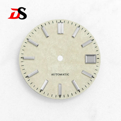 28.5MM Dial Texture Surface Watch Dial for NH35/NH36 Movement SKX007 No Lume Art Style