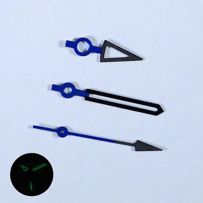 NH35 Watch Hand Modified Watch Accessories BGW9 C3 Lume Hour Hand Minute Hand Suitable for NH35 Movement Black Lume