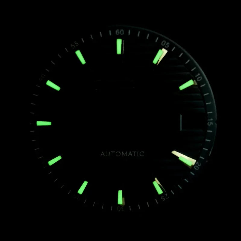 Gran Sunburst Brown Dial Green lume