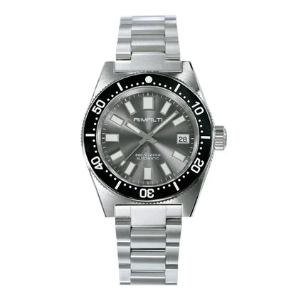 RIMALTI 62MAS 40mm Watch Sunburst Dial Classic Men's Watch Nh35 Automatic Movement Waterproof Luminous Sapphire Glass