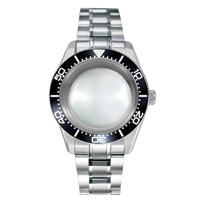 38mm Case with Bezel 38x30.6mm One-way Rotating Sapphire Crystal AR