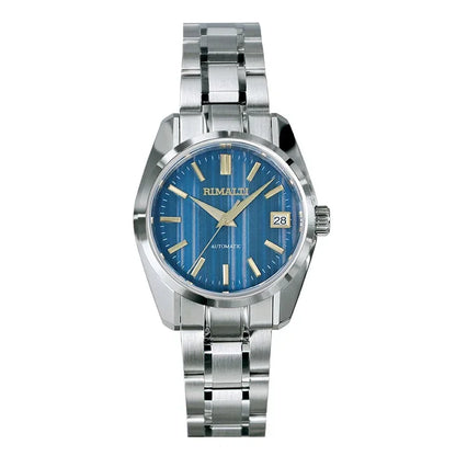 RIMALTI Watch Men's 36.5mm Mechanical Bamboo Texture Watch Waterproof High-quality Business NH3510BAR Sapphire AR Glass