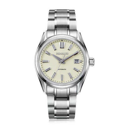 RIMALTI 40mm Watch Linen Dial High-quality Automatic Mechanical Luxury Classic Business Watch Sapphire NH35 Movement 10BAR