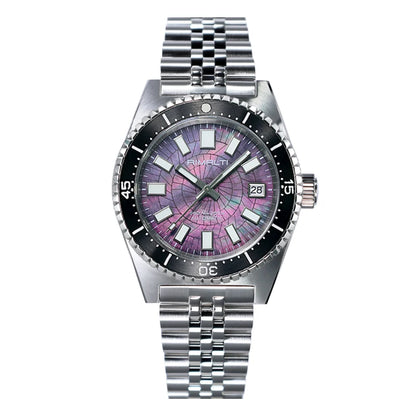 RIMALTI 40mm Watch Mother Shellfish Dial Sunburst Luxury Men's Watch Automatic Mechanical Sapphire Waterproof NH35 Movement