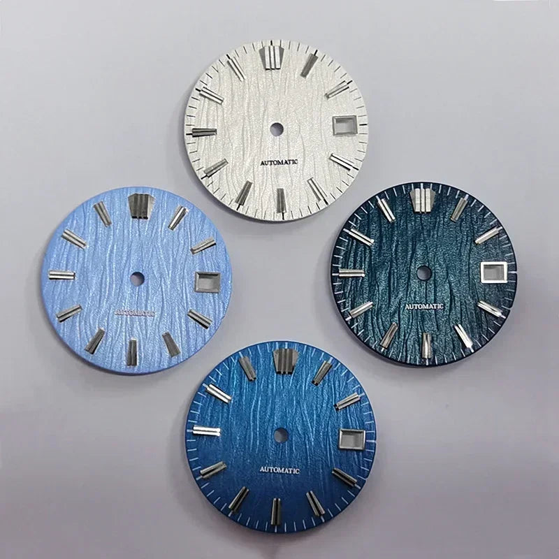 Birch Blue Lume Dial