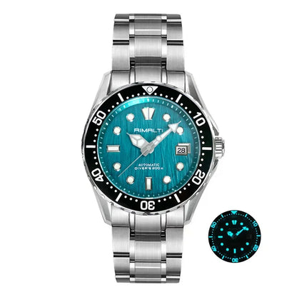 RMALTI 40mm Watch Birch Dial Luminous Automatic Men's and Women's Watches Mechanical Sports and Leisure Simple Watches