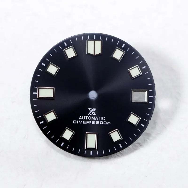 28.5mm Sunburst Dial X Diver's NH35 Movement BGW9 C3 Lume