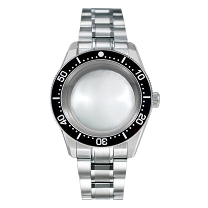 38mm Case with Bezel 38x30.6mm One-way Rotating Sapphire Crystal AR