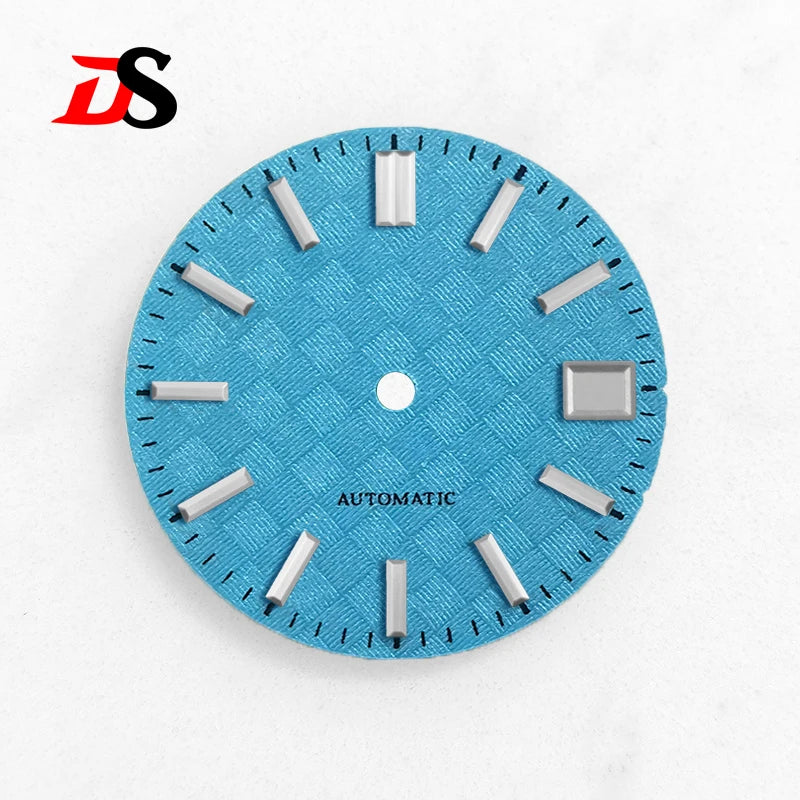 28.5mm Dial Texture Watch Faces No Lume Modified for Nh36 Nh35 Movement