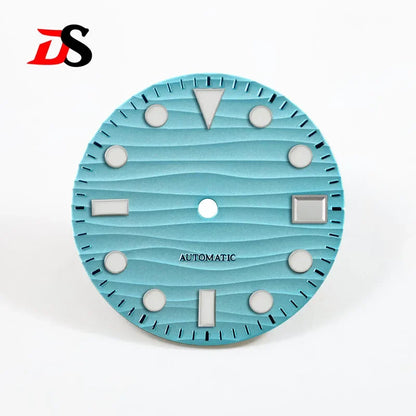 28.5mm Sea Wave Dial YM BGW9 C3 Lume Date NH35 NH34 Movement