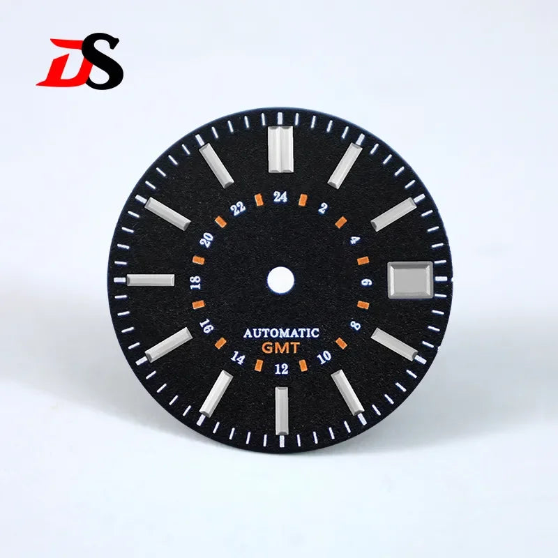 Spark Texture Smoked Dial GMT NH34 Movement No Lume 28.5mm Dial
