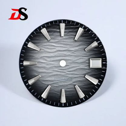 Gradient 28.5mm Wave Pattern Dial Blue Lume for NH35/NH38 Movement