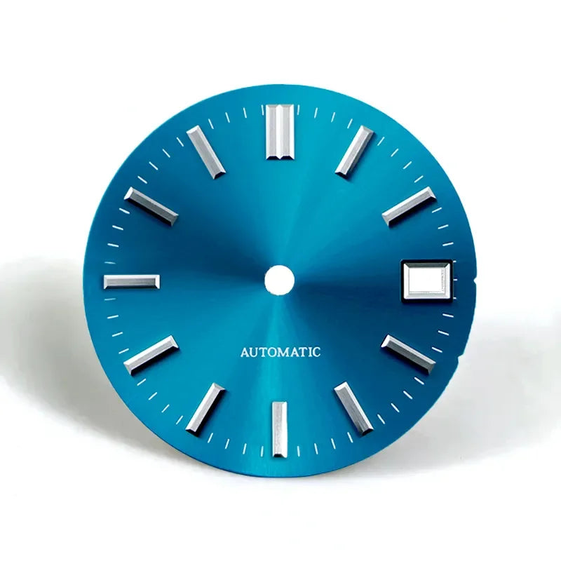 28.5mm Sunburst Dial No Lume NH35 Movement Classic Watch Dial