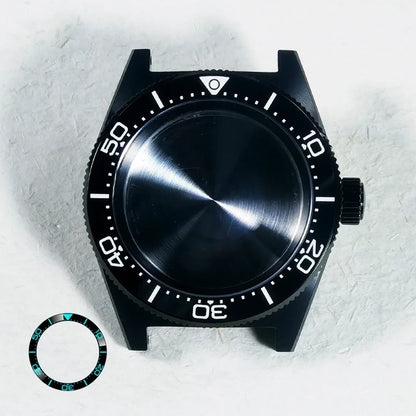 62MAS 40mm Black Case PVD Stainless Steel Case Sapphire Glass AR Coating NH34GMT NH35 Arab Bezel Ceramic