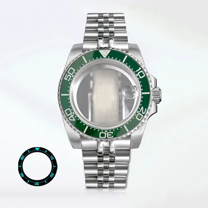 SUB Diving Case 40.5mm Stainless Steel GMT with Jubilee Bracelet NH34 ETA2824 NH35