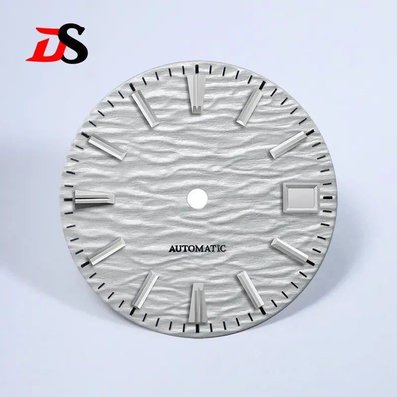 Wave Dial 28.5mm Gradient No Lume for NH35/NH38 Movement 3 O'clock Date/no Date