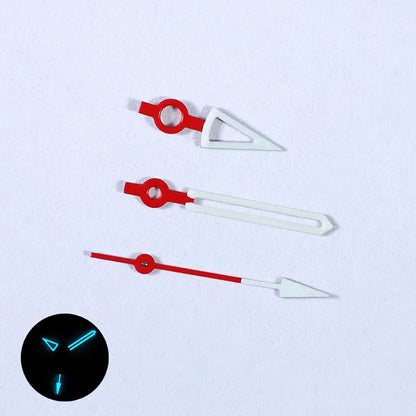 NH35 Watch Hand Modified Watch Accessories BGW9 C3 Lume Hour Hand Minute Hand Suitable for NH35 Movement Black Lume