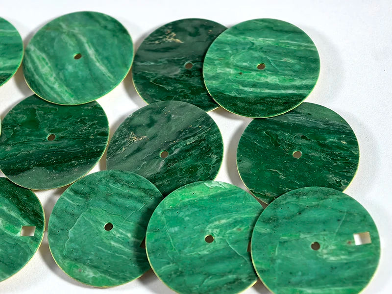 28.5mm African Jade Sterile Dial NH35NH38 Movement Stone Dial