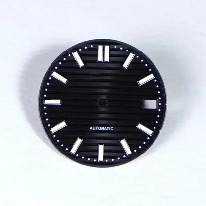 28.5mm Striped Dial BGW9 Blue Luminous Fit Nh35 Movement Striped Dial