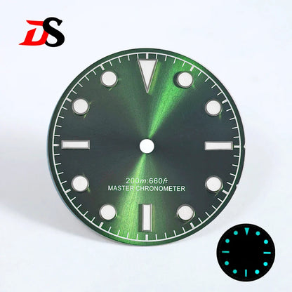 Matte Dial 28.5mm Sunburst Dial Tu-dor Blue Lume No Date NH38 NH35 Movement