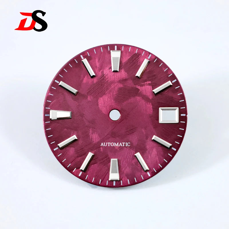 NH35 Dial Sakura Dial 28.5mm Blue Lume SKX007 for NH35NH36 Automatic Movement