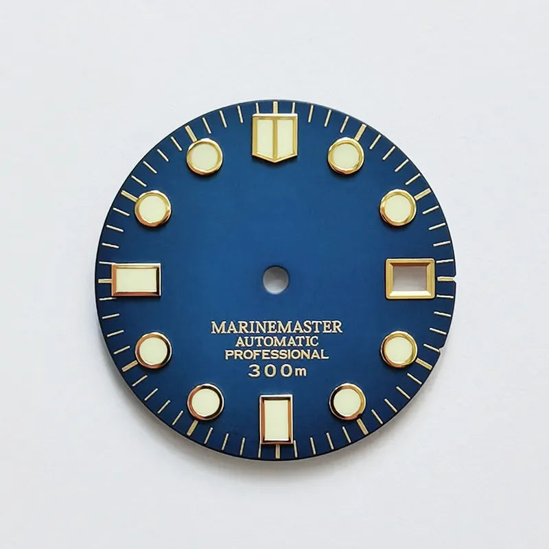Marinemaster MM Index Dial Gold BGW9 C3 Lume for NH35NH36 Movement 28.5mm