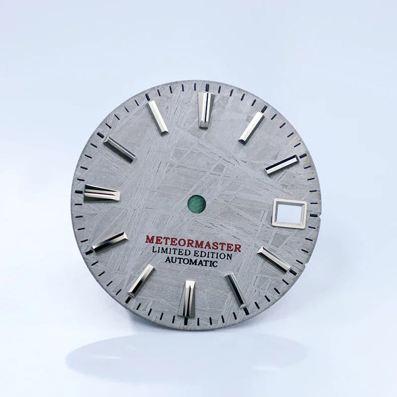No Lume Natural Grey Meteorite Dial NH35NH36 28.5mm