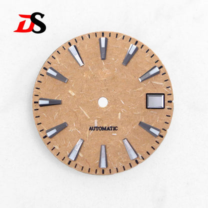 Artistic Retro Dial Brown Snowflake Cherry Blossom Sea of Clouds Texture Night NH35NH36 28.5mm