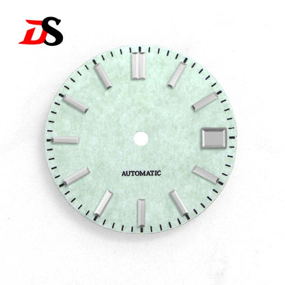 28.5MM Dial Texture Surface Watch Dial for NH35/NH36 Movement SKX007 No Lume Art Style