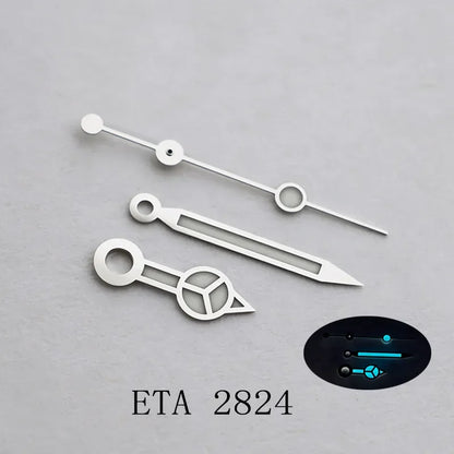 Pointer Mercedes Watch Hand Suitable for ETA 2824/8215/8213 Mechanical Watch Modified Blue Lume Watch Accessories