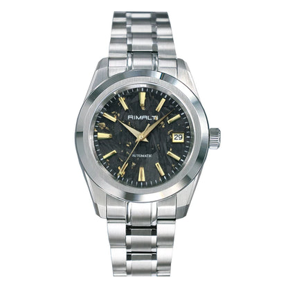 RIMALTI 38.5MM Watch Carbon Fiber Dial Business Men's Watch Automatic Mechanical Sapphire Waterproof NH35 Movement 10bar