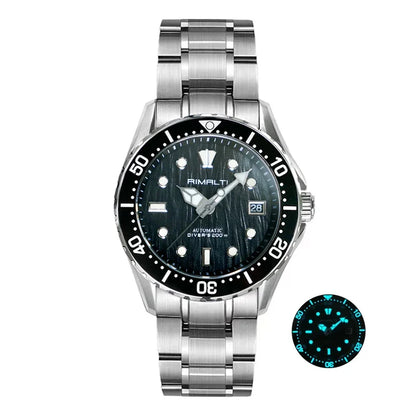 RMALTI 40mm Watch Birch Dial Luminous Automatic Men's and Women's Watches Mechanical Sports and Leisure Simple Watches