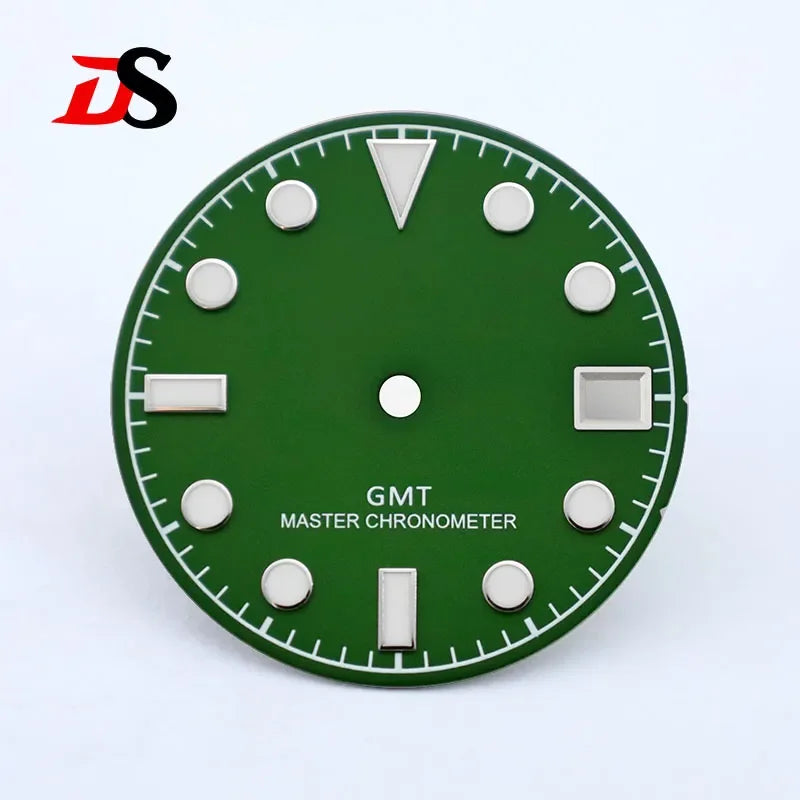 28.5mm Matte Dial Blue Lume NH35NH34GMT Movement