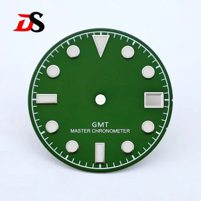 28.5mm Matte Dial Blue Lume NH35NH34GMT Movement