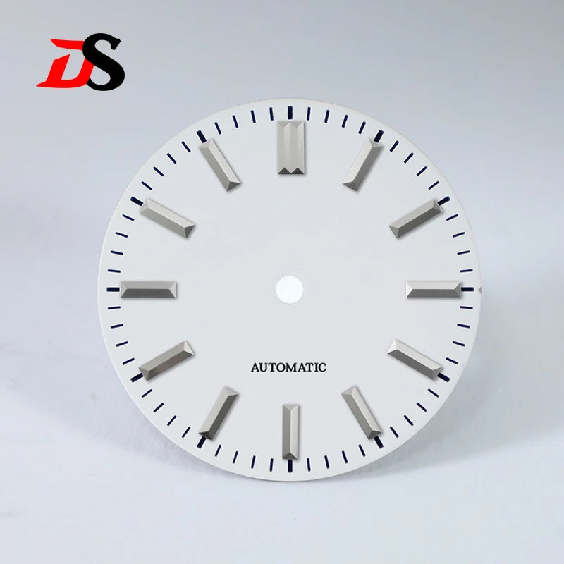 Sunburst Matte Black No Date Dial for NH38 NH35 28.5mm