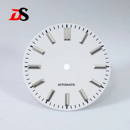 Sunburst Matte Black No Date Dial for NH38 NH35 28.5mm