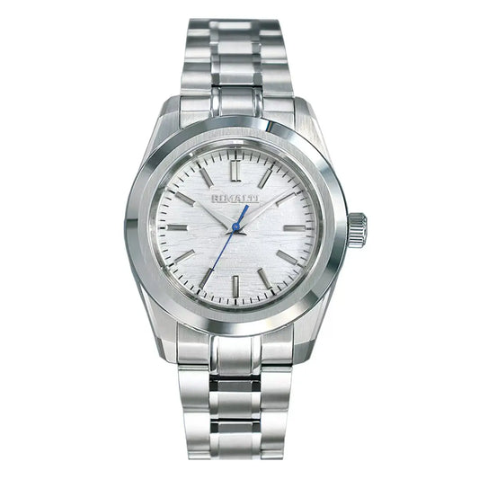 RIMALTI 38.5MM Watch Birch Dial Business Men's Watch Automatic Mechanical Sapphire Waterproof NH35 Movement 10bar