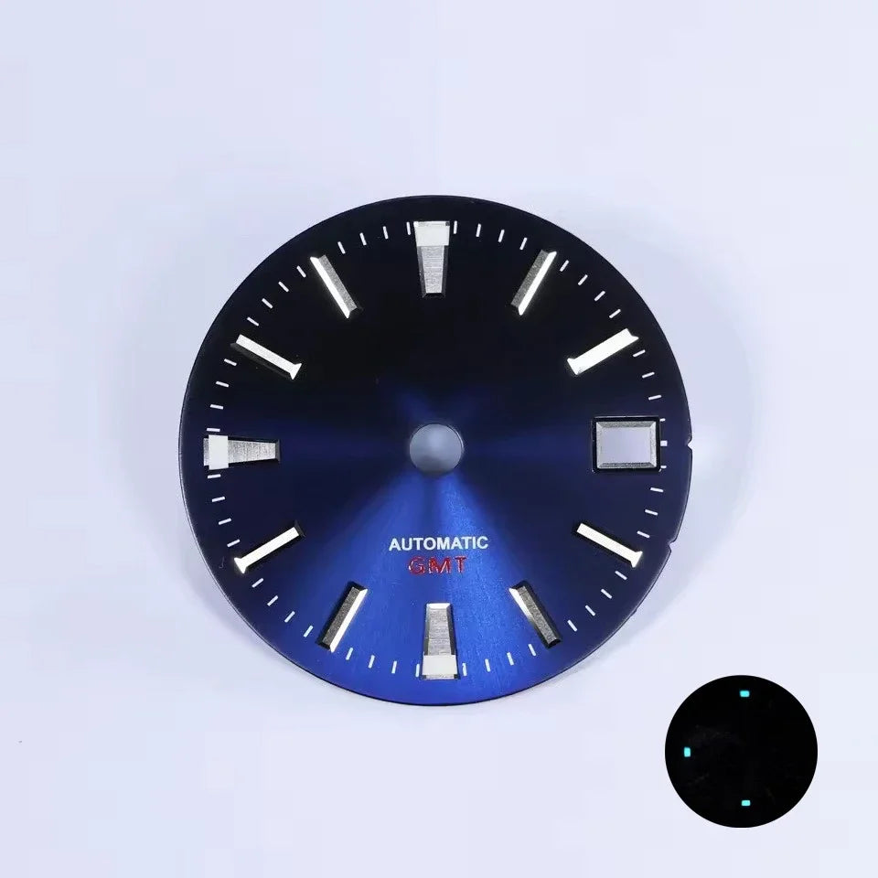 NH34 GMT Bamboo GS Sunburst Dial