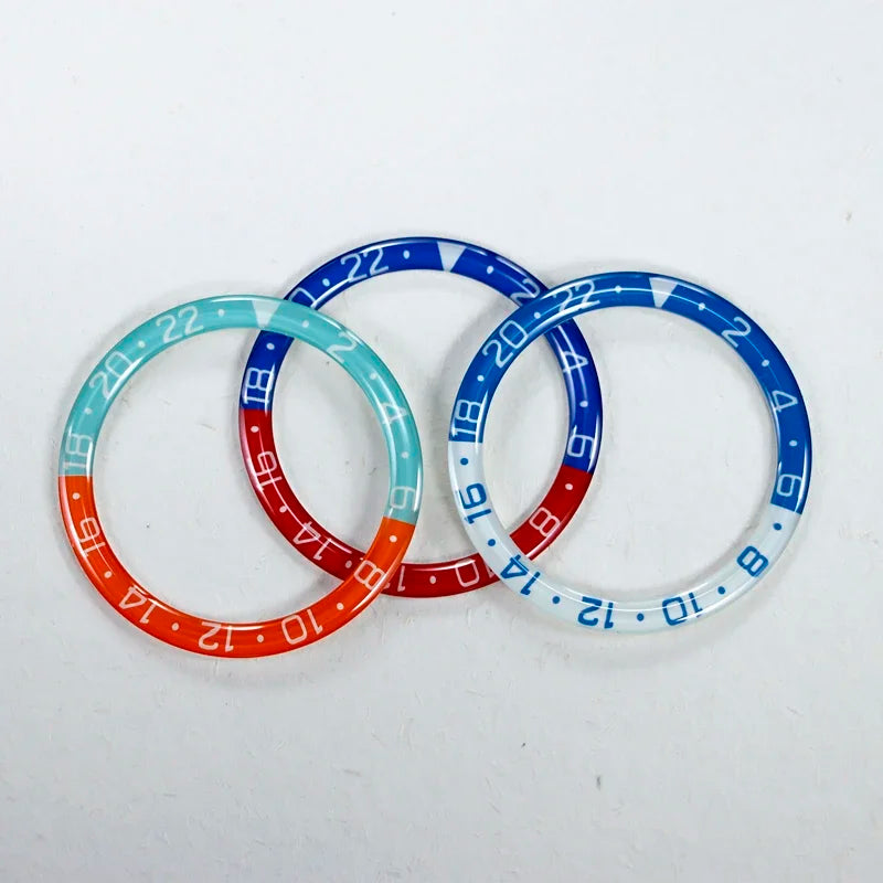 38*30.6mm Ceramic Bezel Ring Sapphire Insert