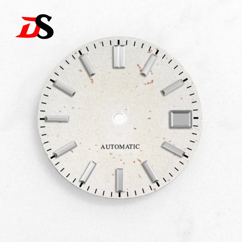 28.5MM Dial Texture Surface Watch Dial for NH35/NH36 Movement SKX007 No Lume Art Style