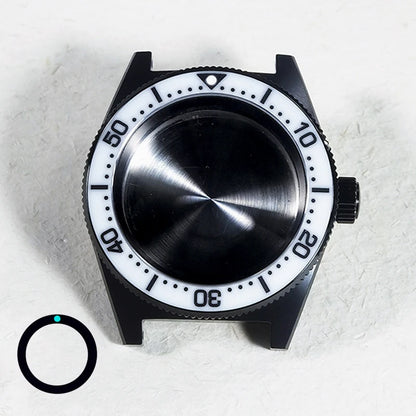 62MAS 40mm Black Case PVD Stainless Steel Case Sapphire Glass AR Coating NH34GMT NH35 Arab Bezel Ceramic