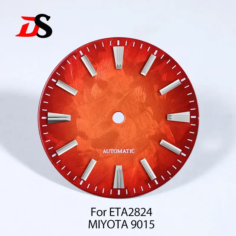 28.5MM dial GS Sakura Dial No Lume NH35//ETA2824/MIYOTA 9015 Movement No Date