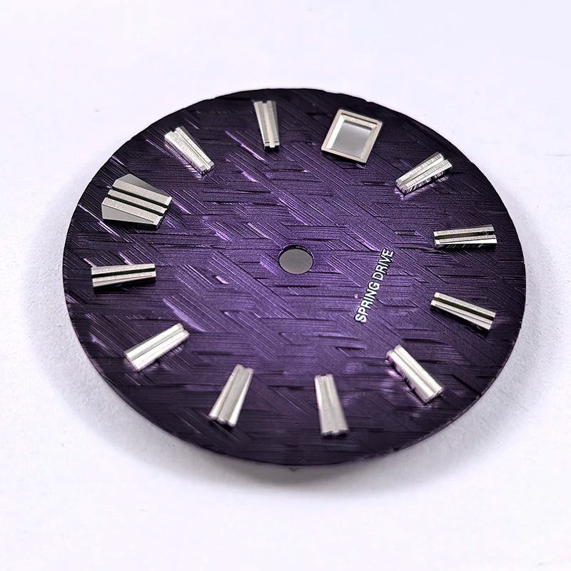 28.5mm Ice Forests Dial NH34 NH35 Movement Blue Lume Date